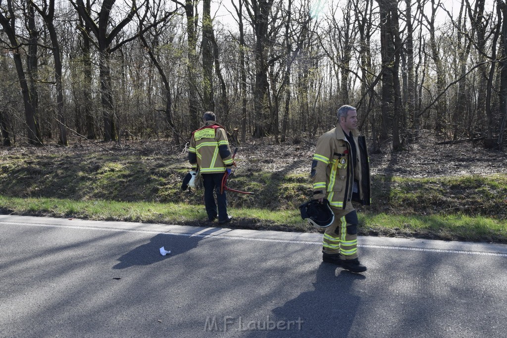 Schwerer VU Krad Fahrrad Koeln Porz Alte Koelnerstr P030.JPG - Miklos Laubert